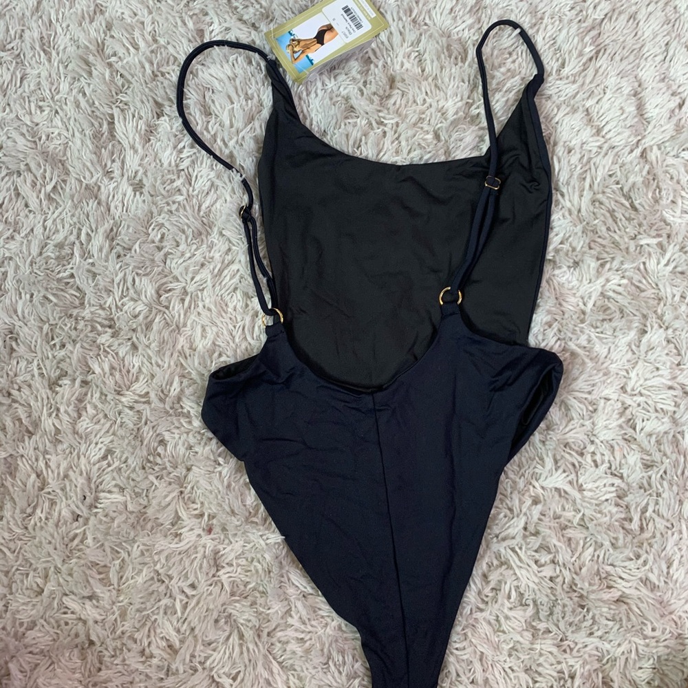 black open back one piece swimsuit - Picture 2 of 3
